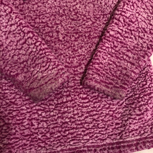 Ladies Sherpa Quarter ZIP Pullover - Picture 2 of 4